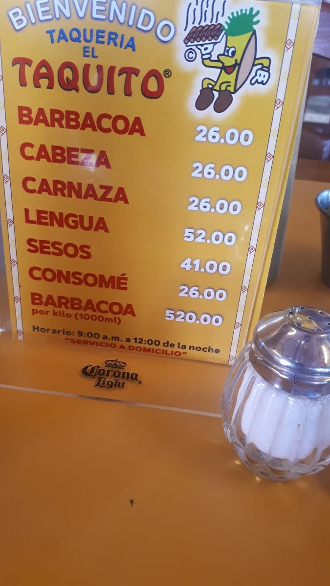 Taquería El Taquito Menu - Image 6